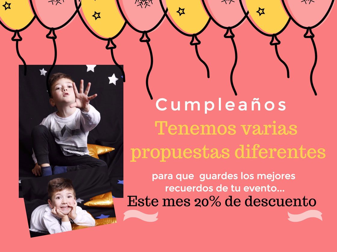 Cumpleaños 20% de descuento